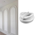 Curved Wall Decorative Molding Trim, PVC Arch Molding Kit for Doorway Drywall, DIY Cuttble Archway Mold Decor for