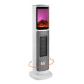 Oscillating Ceramic Tower Space Heater 3D Flame Office