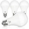 4 Pack 150 Watt Equivalent LED Light Bulb, Super Bright A21 Light Bulb, Cool White 4000K, 2600 High Lumens LED Bulb