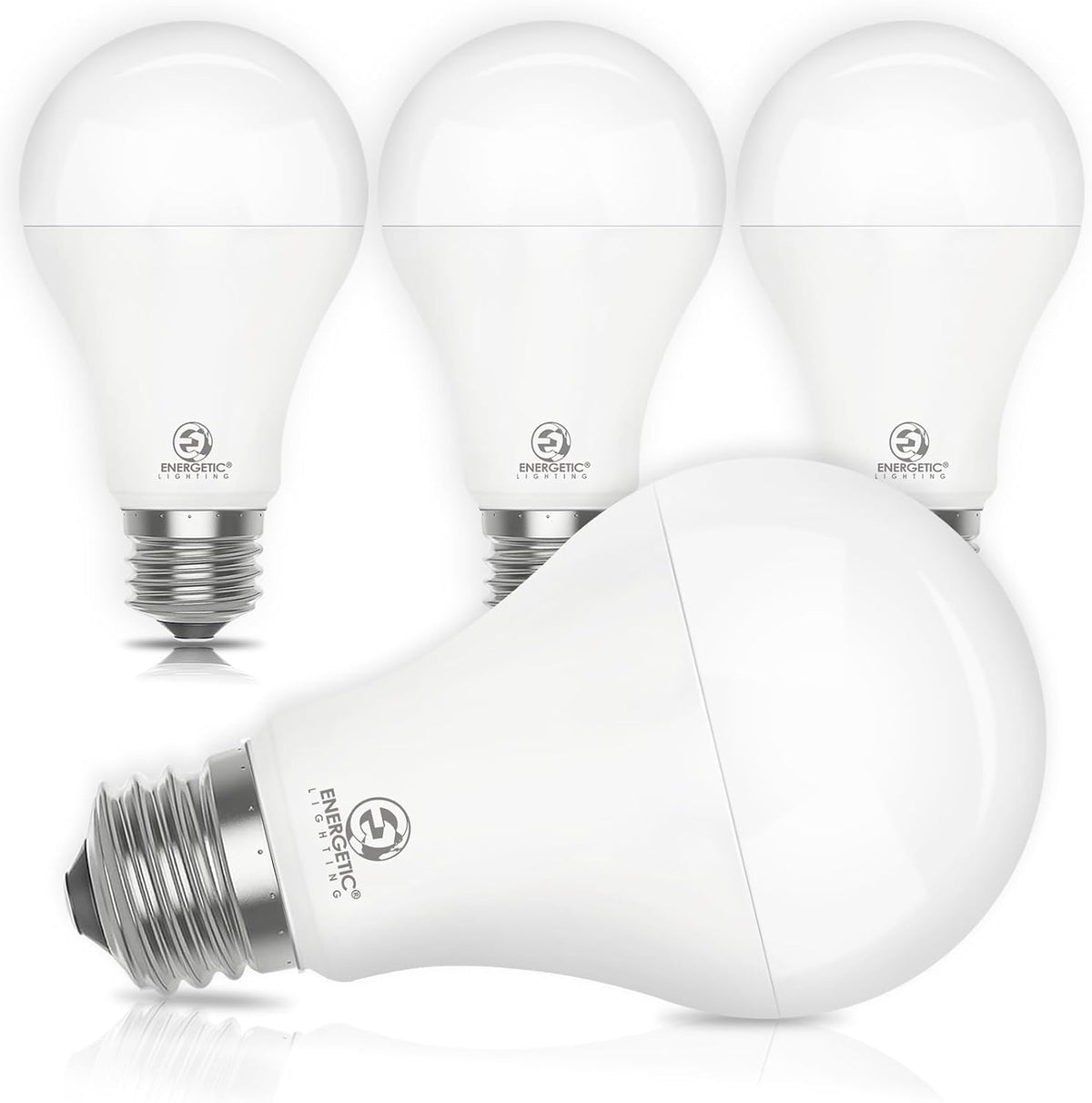4 Pack 150 Watt Equivalent LED Light Bulb, Super Bright A21 Light Bulb, Cool White 4000K, 2600 High Lumens LED Bulb