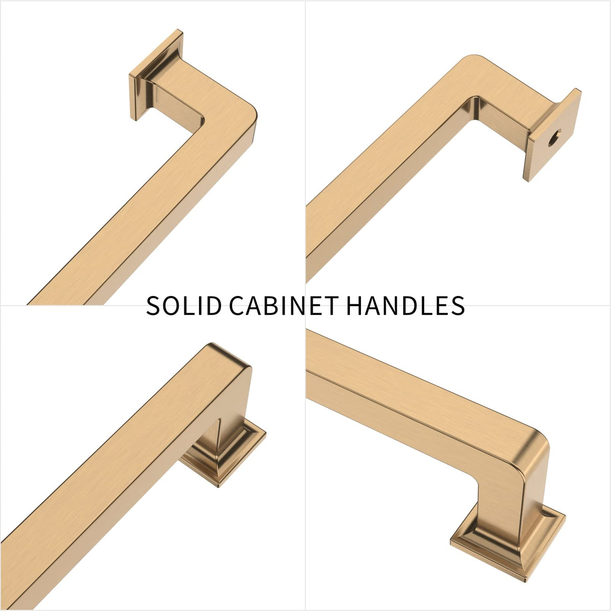 6 Pack 3 Inch Champagne Bronze Cabinet Handles,Kitchen Hardware