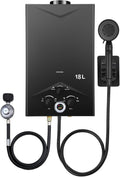 Tankless Water Heater 4.74GPM 18L Outdoor Portable GasHot Water Heater Instant Propane Water Heater with Digital