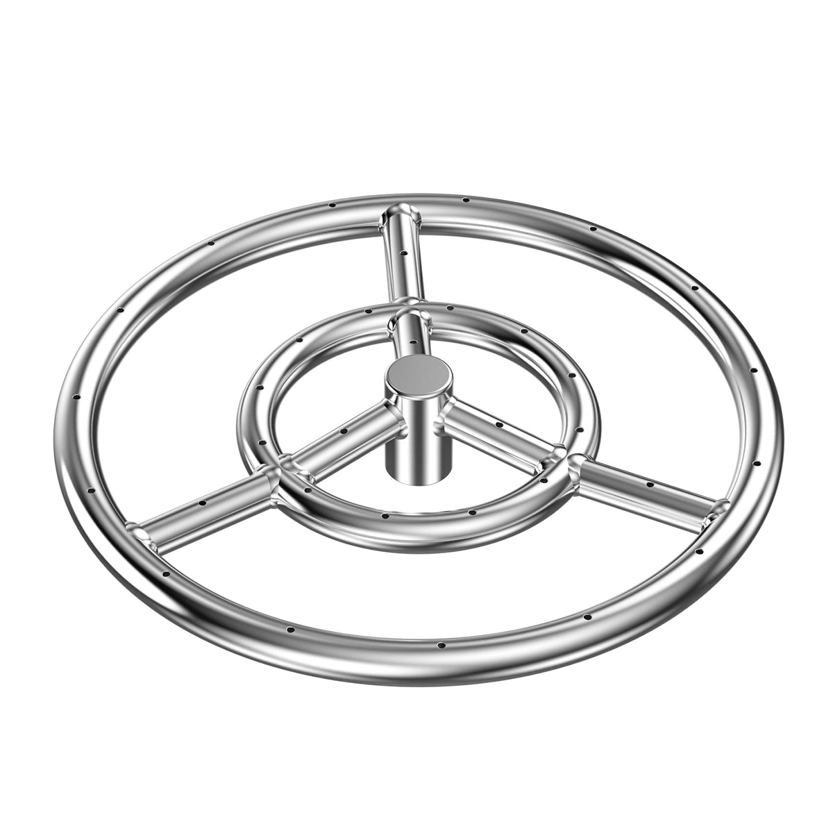 12-Inch Round Fire Pit Burner Ring