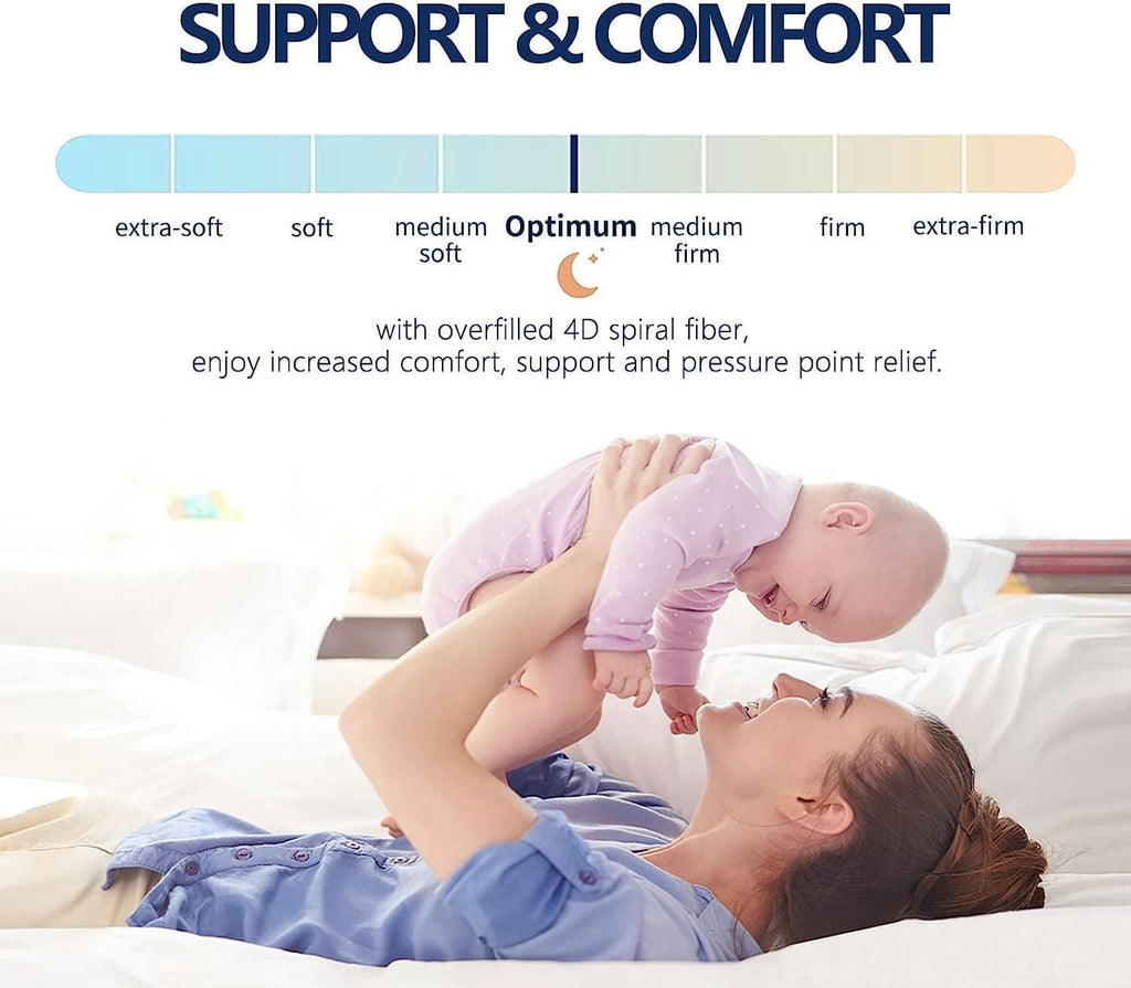 Full Mattress Topper for Back Pain, Thick Mattress Pad Cover