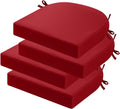 Outdoor Chair Cushions Set of 4, 17 x 17 Outdoor Seat Cushions