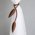 Curtain Tiebacks Clips Creative Window Drape Twist Tie Backs European Style Custom Made Curtain Holders - 4 Pieces