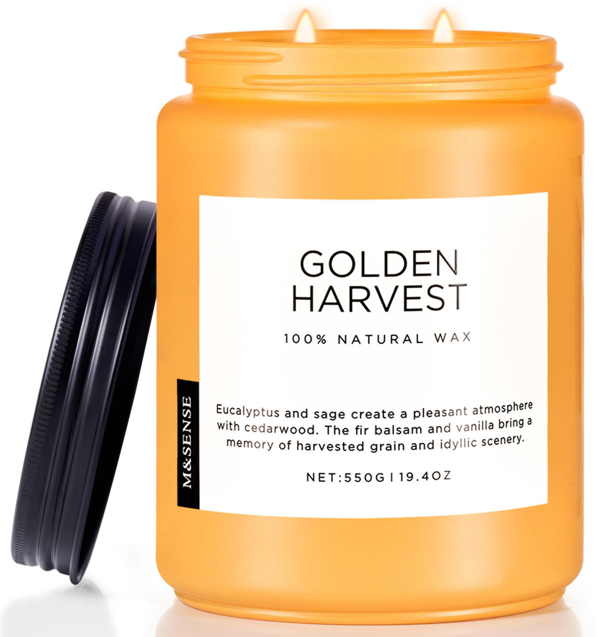 Goldenharvest Scented Candle Fruit Grain Fragrance for Autumn Home