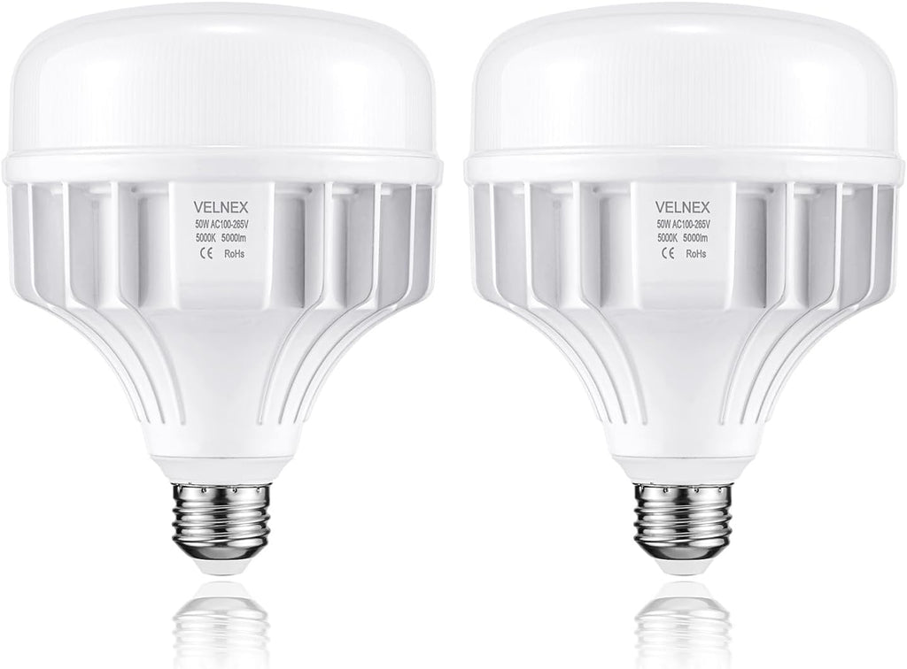LED E26 High Bay Light Bulb 5000LM, 50W Daylight White