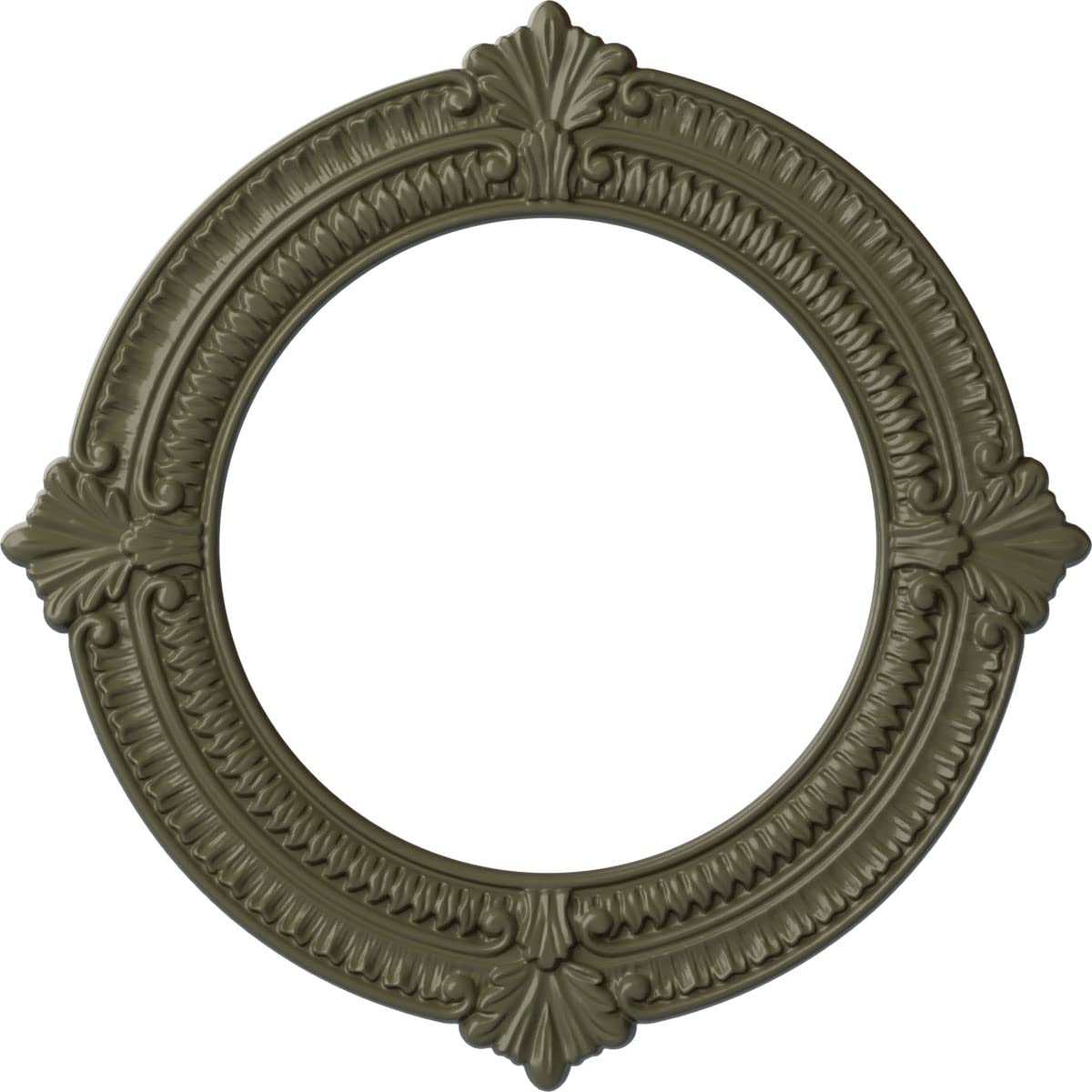 Benson Ceiling Medallion, Painted Turtle