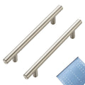 Brushed Nickel Cabinet Pulls, Cabinet Handles, 5 Inch CC, 30 Pack