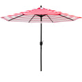 9FT Patio Umbrella Outdoor Table Umbrella with Tilt Crank