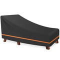 Waterproof Patio Chaise Lounge Cover 600D Oxford Fabric 76x32x32 In