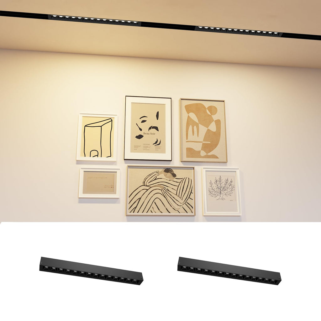 ETL Listed 15W Magnetic Track Light Head, 24V DC Linear LED Spotlight