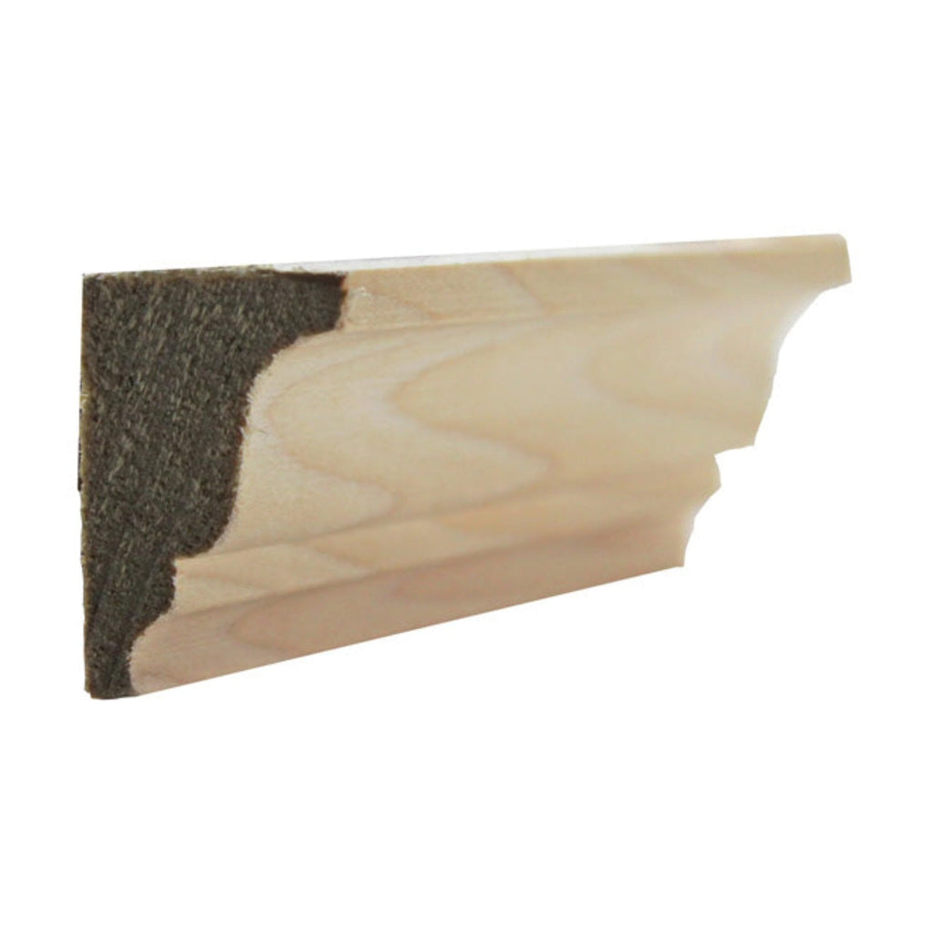 Solid Crown 1-3/8" High x 1" Deep Moulding. Unfinished, Red Oak, 94"