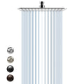 Luxury 10 Inch Large Square Stainless Steel Shower Head High Pressure Rainfall Showerhead Ultra Thin Water Saving