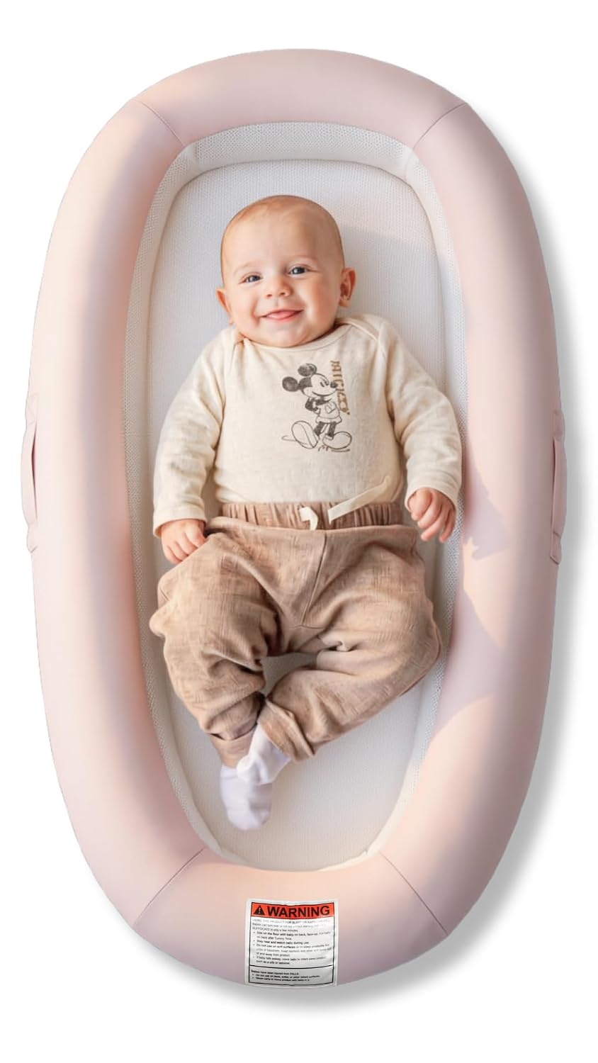 Lounger - Organic Cotton & Toxin-Tested Fabrics, 360° Breathable 3D Mesh, Plant-Based Sorona Core, CPSC Compliant