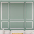 Wainscoting Molding Kit, 6 Frames, 50 x 40 and 50 x 20 Inch