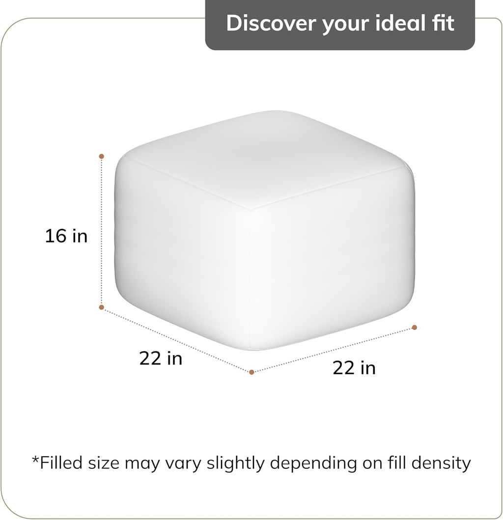 Pouf Ottoman Foot Rest, Ottoman Pouf, Comfortable Foot Stool, Decorative Floor Seating Decor, Bedroom & Home Décor