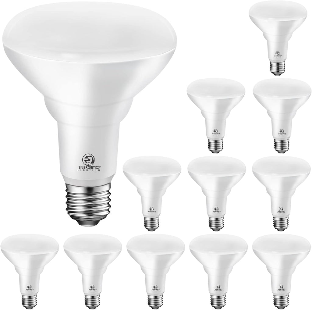 Energetic 12 Pack LED Recessed Light Bulb BR30 1500LM, 2700K