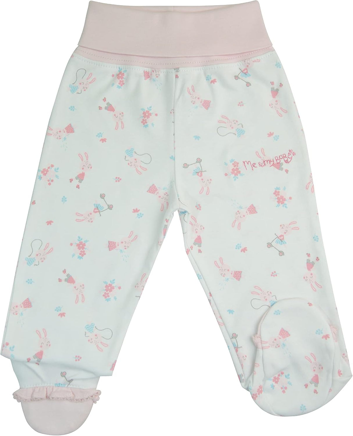 Me & My Baby Piece Baby Girl Set - Bunnies Print - Pima Cotton - By Iky Store