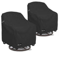 Swivel 2 Pack, Waterproof Heavy Duty Outdoor Chair Covers, Patio Swivel Chair Covers for Outdoor Furniture (30 W x 34 D