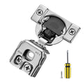 1-1/4 Inch Overlay Soft Close Hinge Kitchen Cabinet Hinges 50 Pack