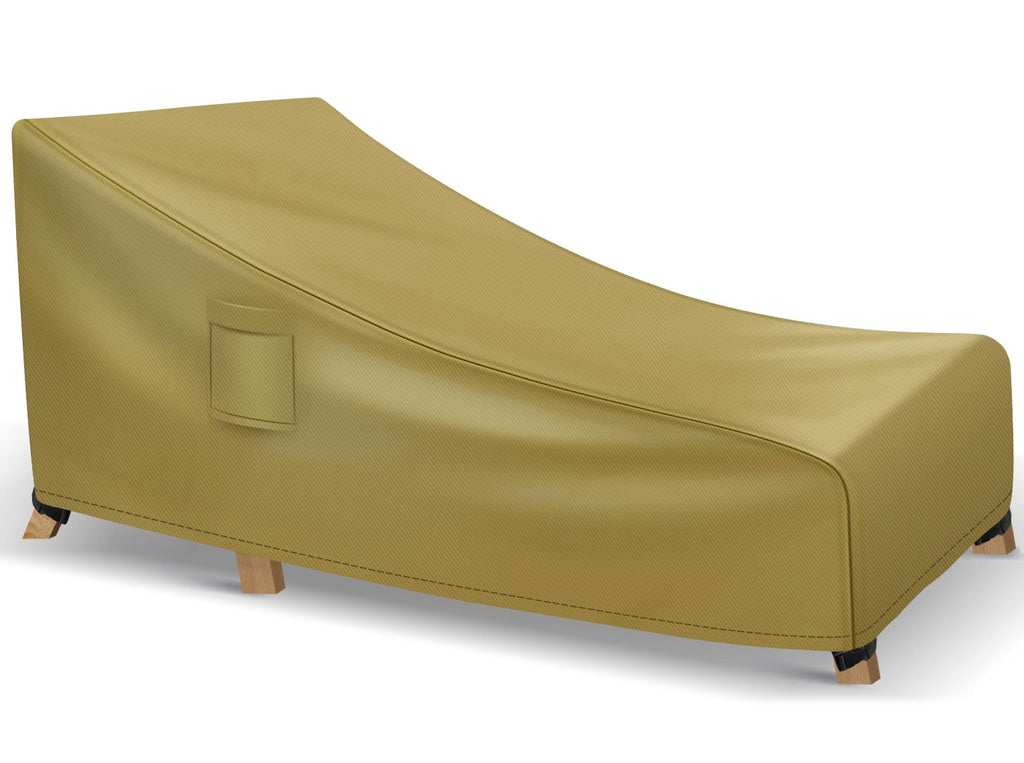 Chaise Lounge Covers Outdoor Waterproof, Heavy Duty Patio Furniture Covers, Fits up to 78L x 34W x 32H inches, 1