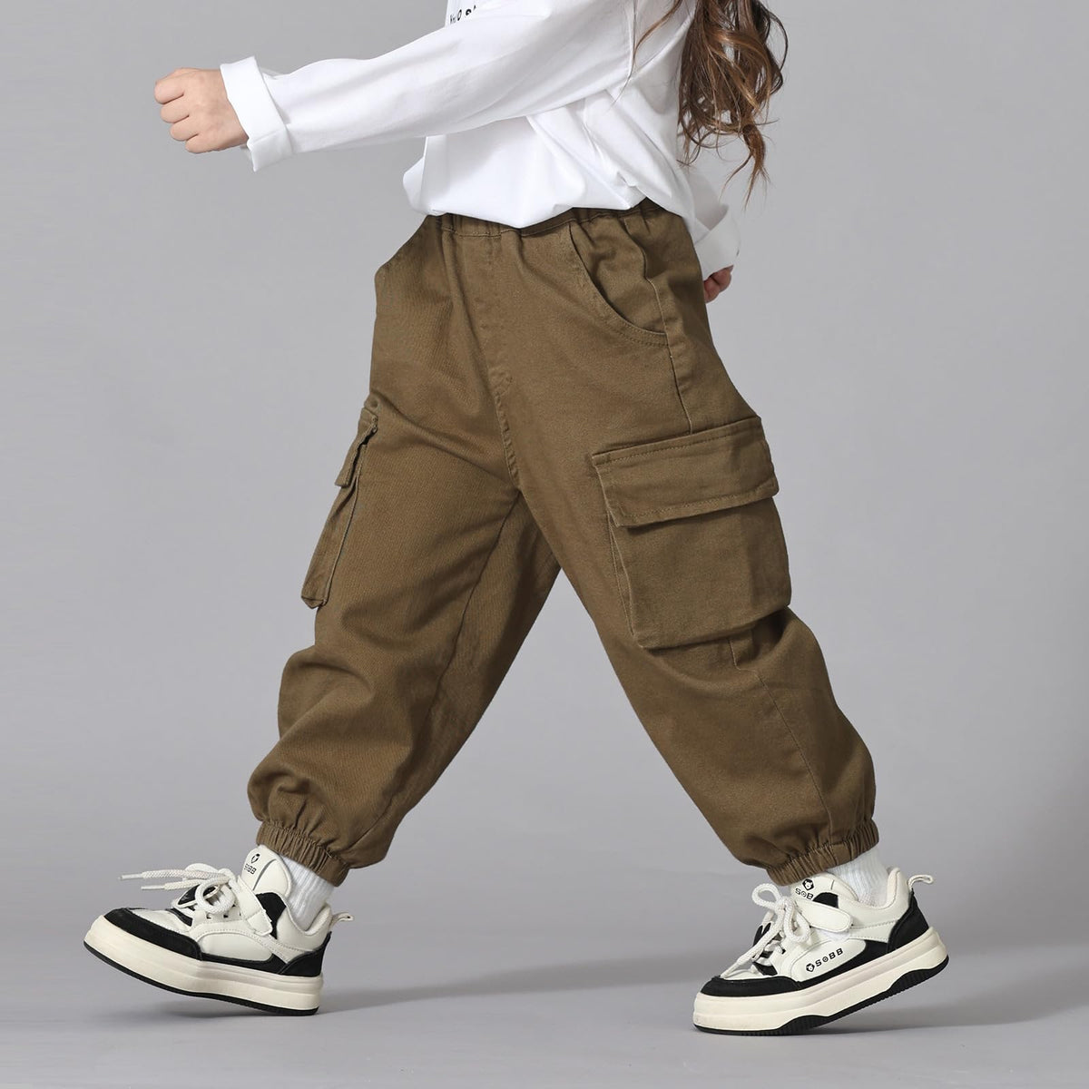 Toddler Pants Girls&Boys,Stretch Twill Chino Toddler Pants Olive Green
