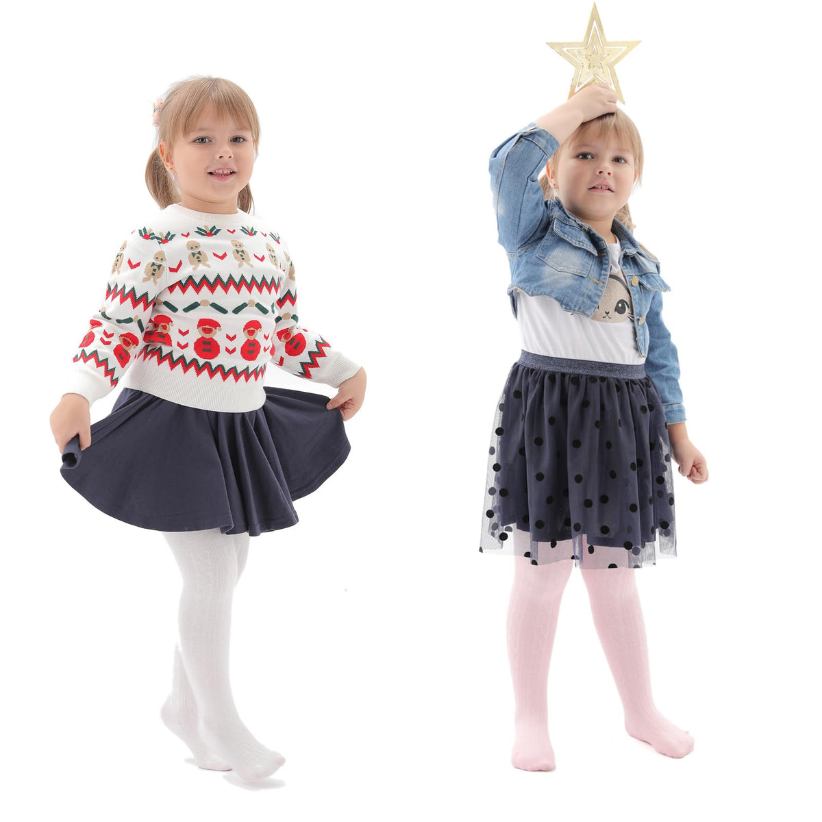 Toddler Tights Baby Girl Seamless Cable Knit Leggings Thick Solid Cotton Stockings Footed Pants Dress Tights Clothes