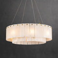 24" 8-Light Modern Round Chandelier
