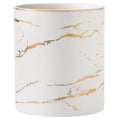 7" Marble Utensil Holder, Large Kitchen Utensil Holder Organizer, Golden Marble White Stable Utensil Crock Spatula