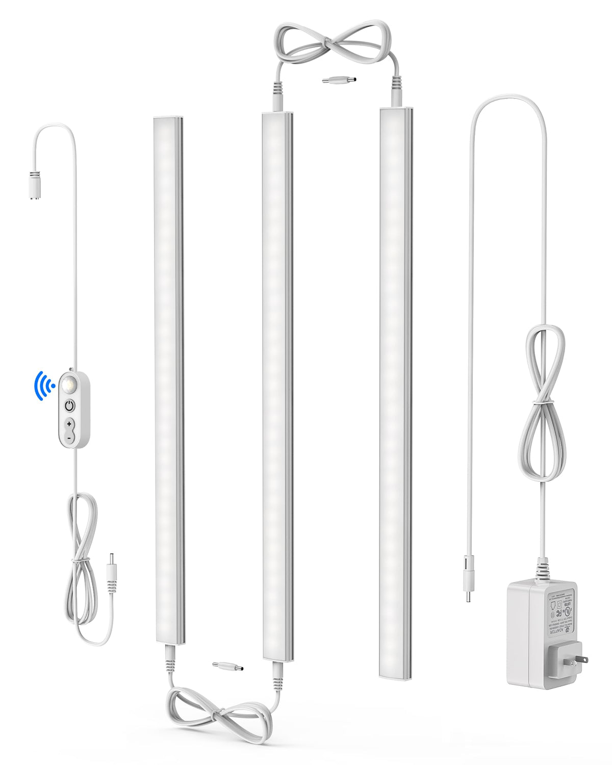Motion Sensor Cabinet Lighting, 4500K Daylight, 3 Pack 12 inch Linkable