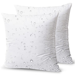 Outdoor Pillows Waterproof 20x20 Outdoor Pillow Inserts 2 Pack
