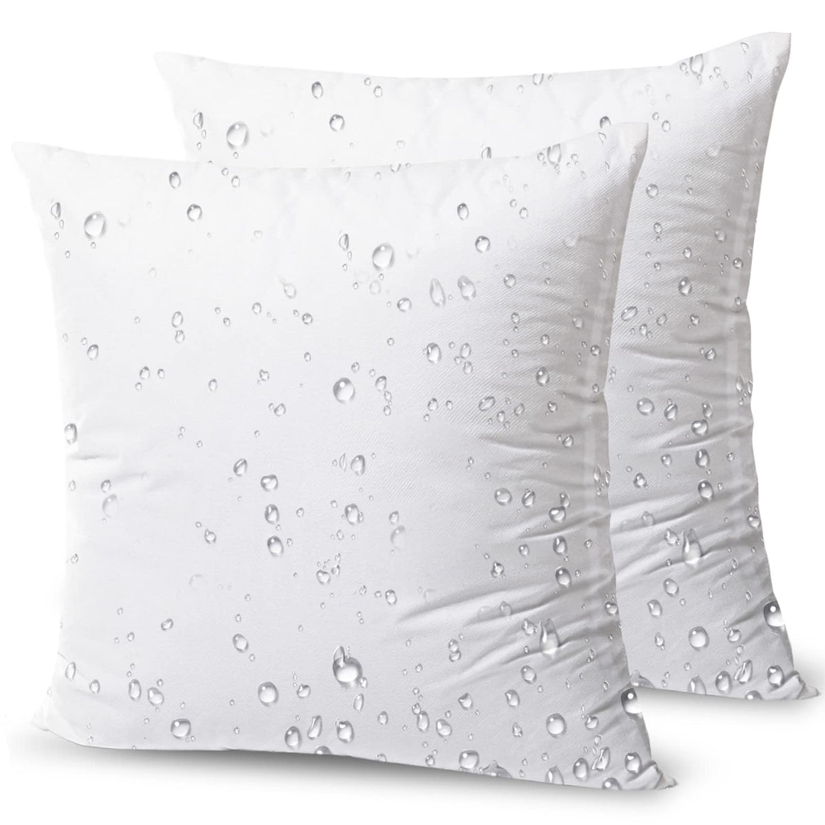 Outdoor Pillows Waterproof 20x20 Outdoor Pillow Inserts 2 Pack