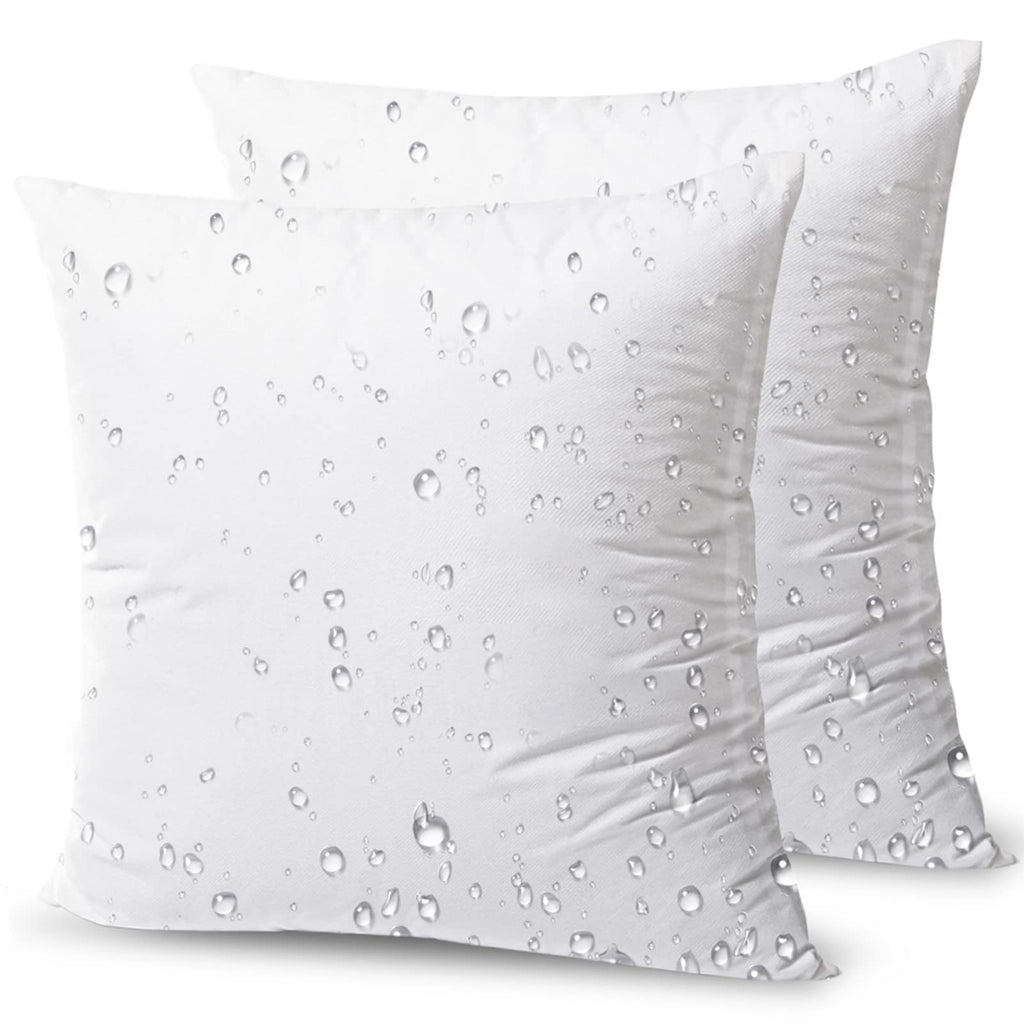 Outdoor Pillows Waterproof 16x16 Outdoor Pillow Inserts 2 Pack