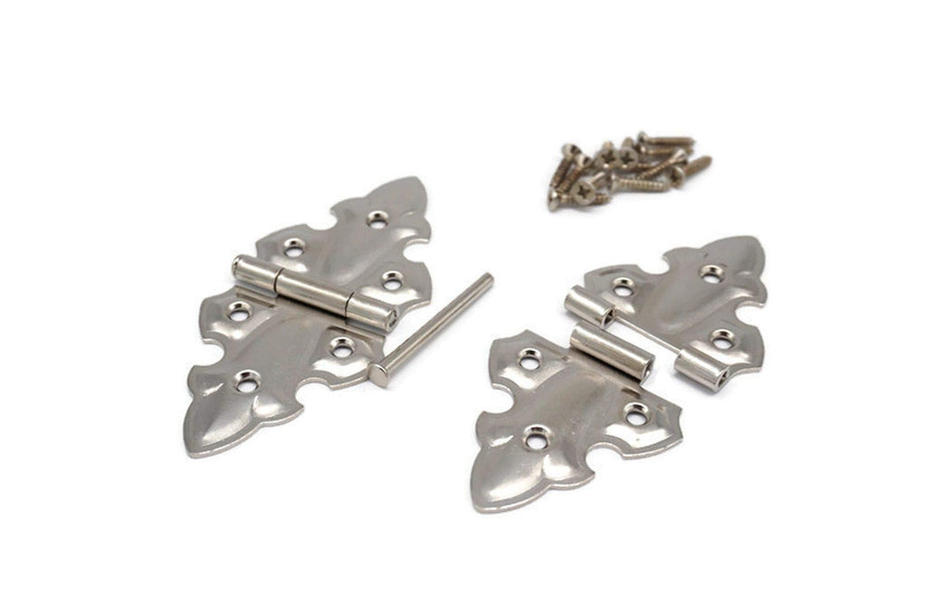 Butterfly Hinge Flush Mount Hinge Surface Mount Hinge Cabinet Hinge Furniture Hinge Classic Antique Hinge with