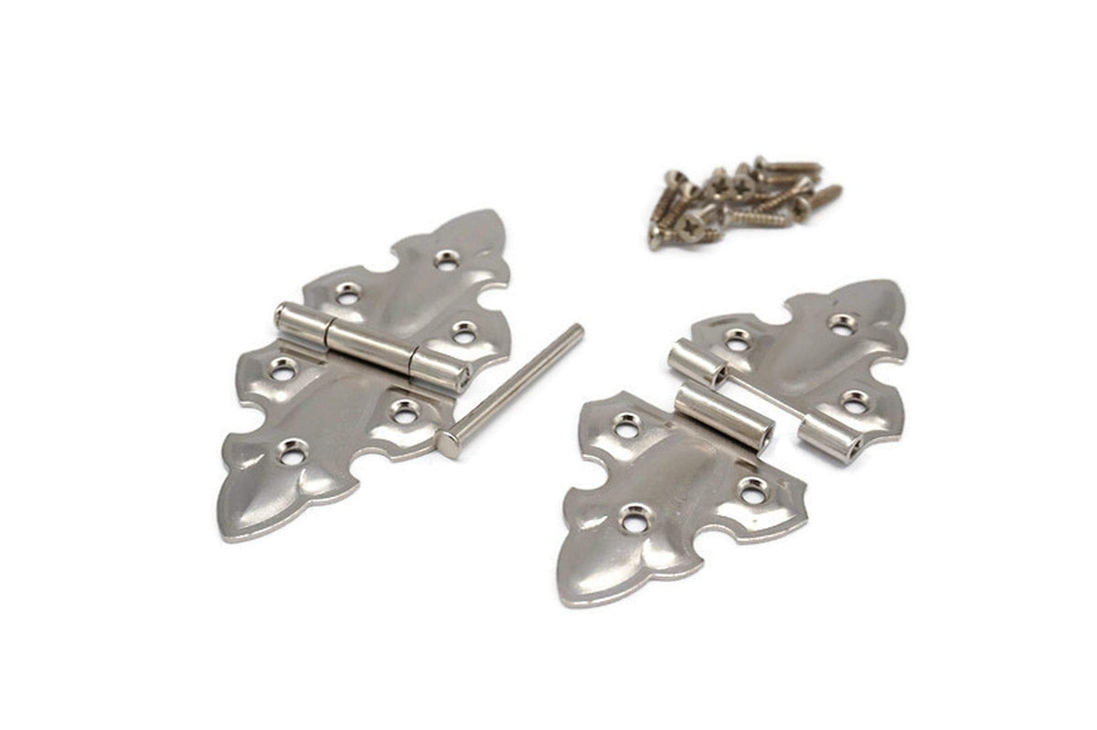 Butterfly Hinge Flush Mount Hinge Surface Mount Hinge Cabinet Hinge Furniture Hinge Classic Antique Hinge with
