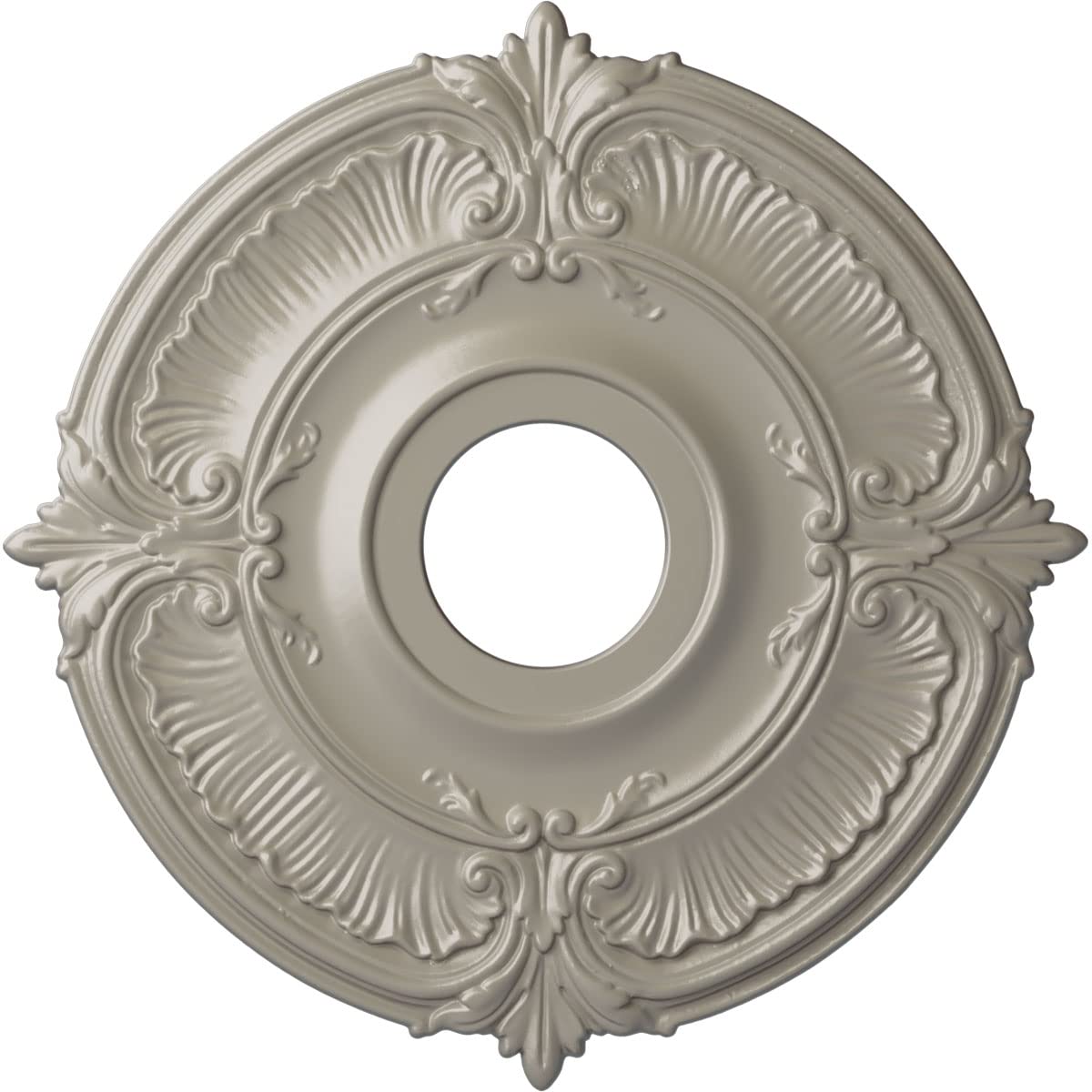 Ecorative Ceiling Medallions Modeled After Original Historical Patterns & Designs, Pearl White