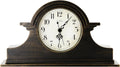 Vintage Farmhouse Mantel Clock - 13 x 7 Inch Quartz Gilt Finish Battery Operated