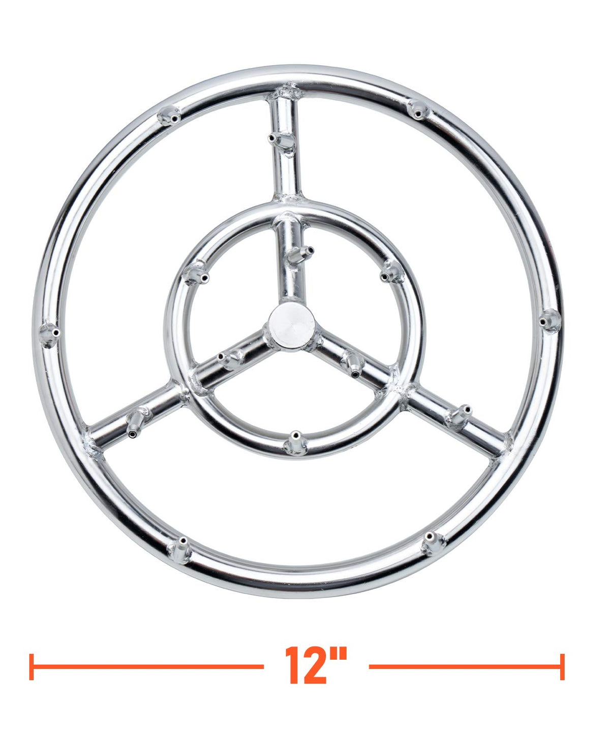 12inch Round Fire Pit Burner Ring, Jet Burner Ring