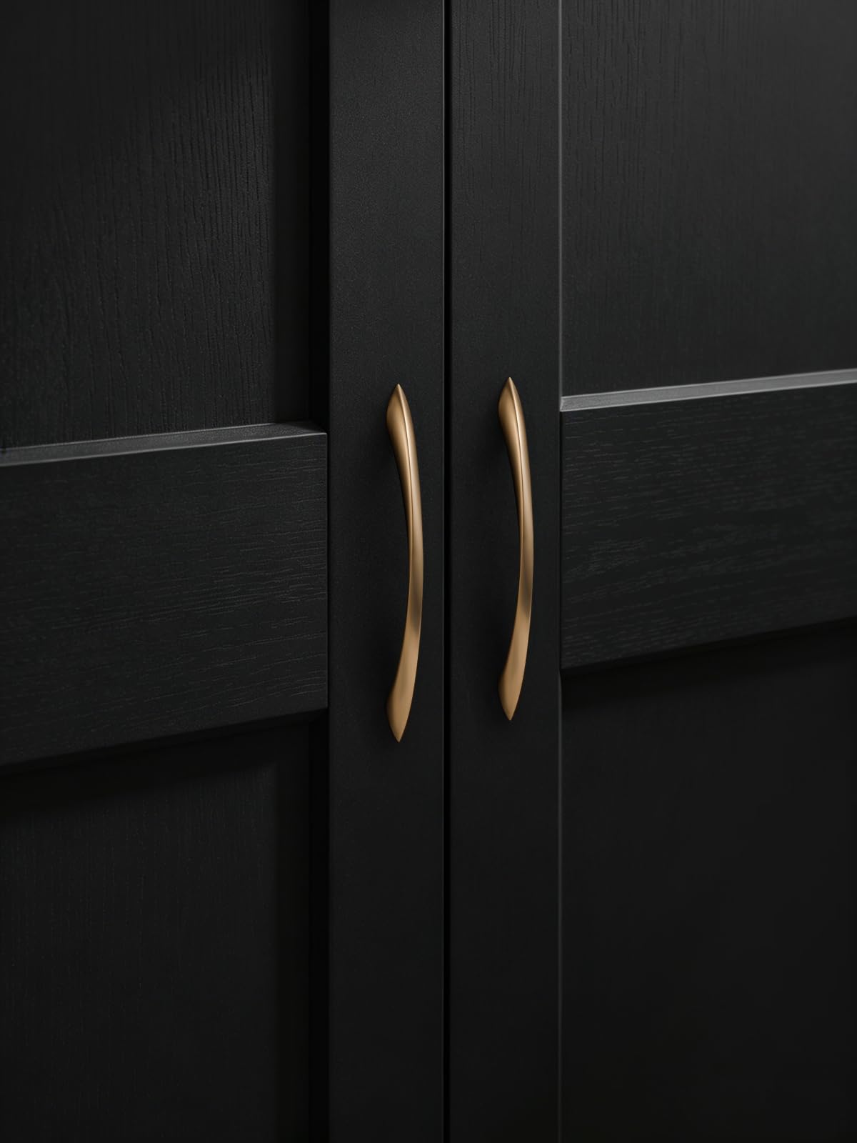 5 Pack Champagne Bronze Cabinet Pulls 6.3 Inch Arch Twisted Brass Handles Drawer Kitchen Cupboard Bathroom Dresser