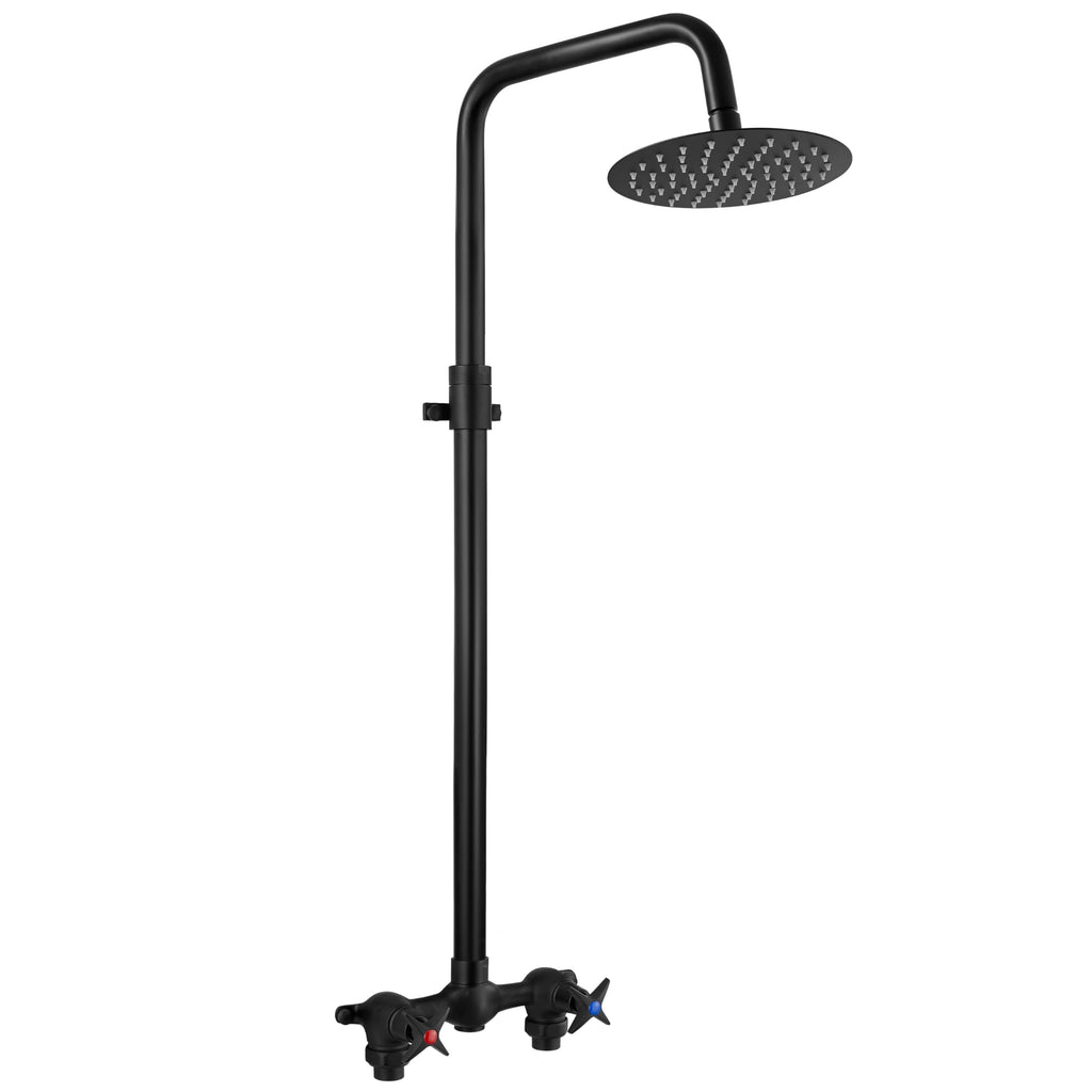 Outdoor Shower Kit 8 Inch Head,Matte Black