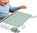 Silicone Placemat for Toddler Eating: Wipe Clean & Roll Up in The Diaper Bag - Table Mat for
