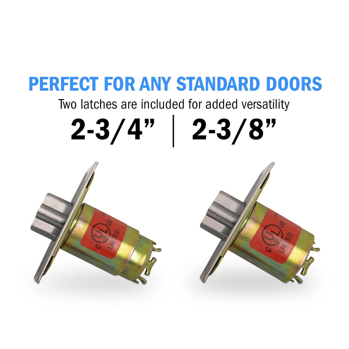 Azure Grade 2 Commercial Duty Cylindrical Lever Lockeset, ADA, UL Rated, Satin Chrome US26D (Entry)