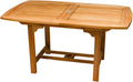Rectangular Family Expansion Teak Table, 60/78-Inch