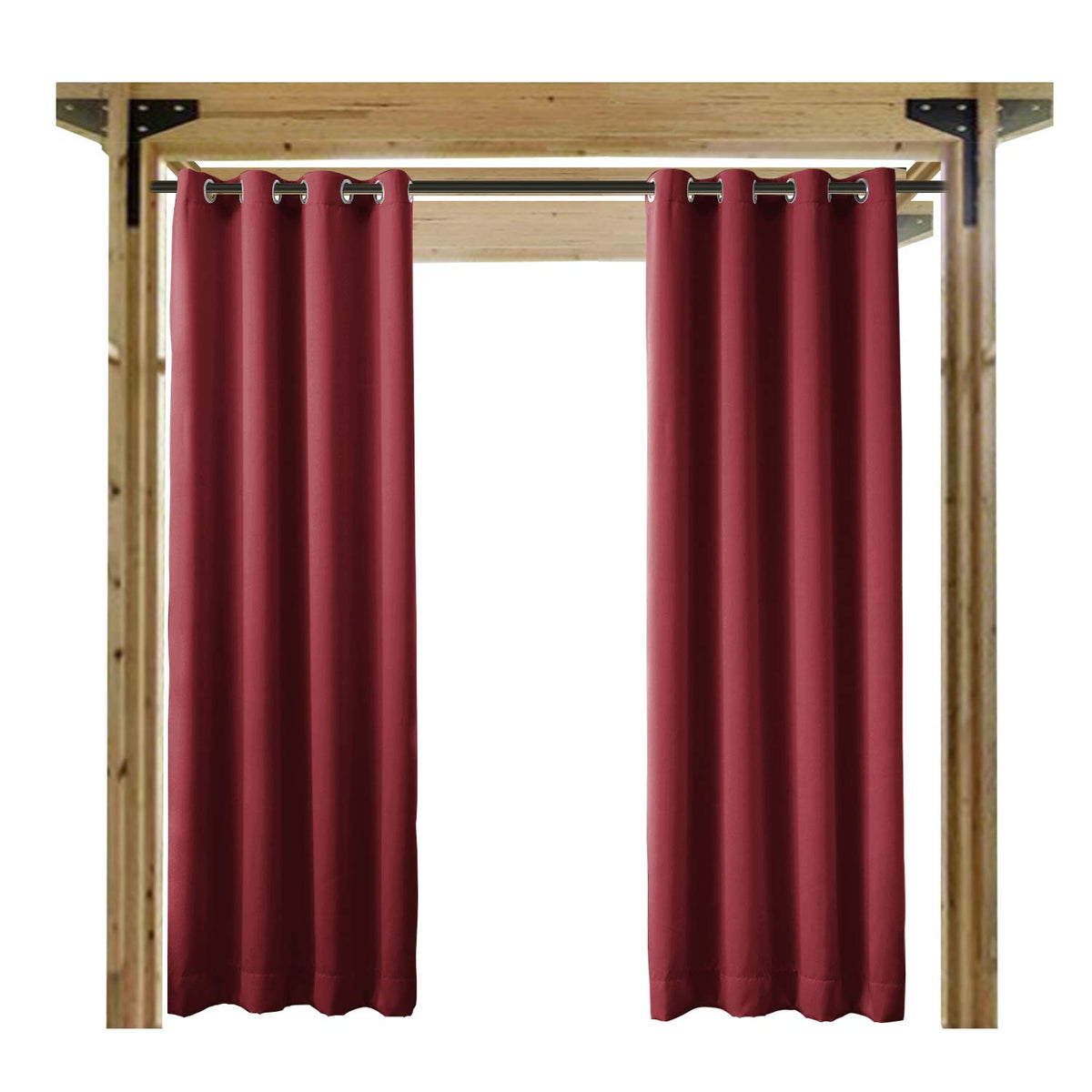 Porch Curtains Outdoor Waterproof Patio Garden Outdoor Curtain/Exterior Shades/Blinds- Grommet Thremal Insulated