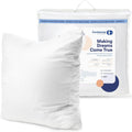 Down & Feather Throw Pillow Insert - 25/75 Medium Support - Decorative Couch Pillow - Premium Cotton Shell- 22x22 1