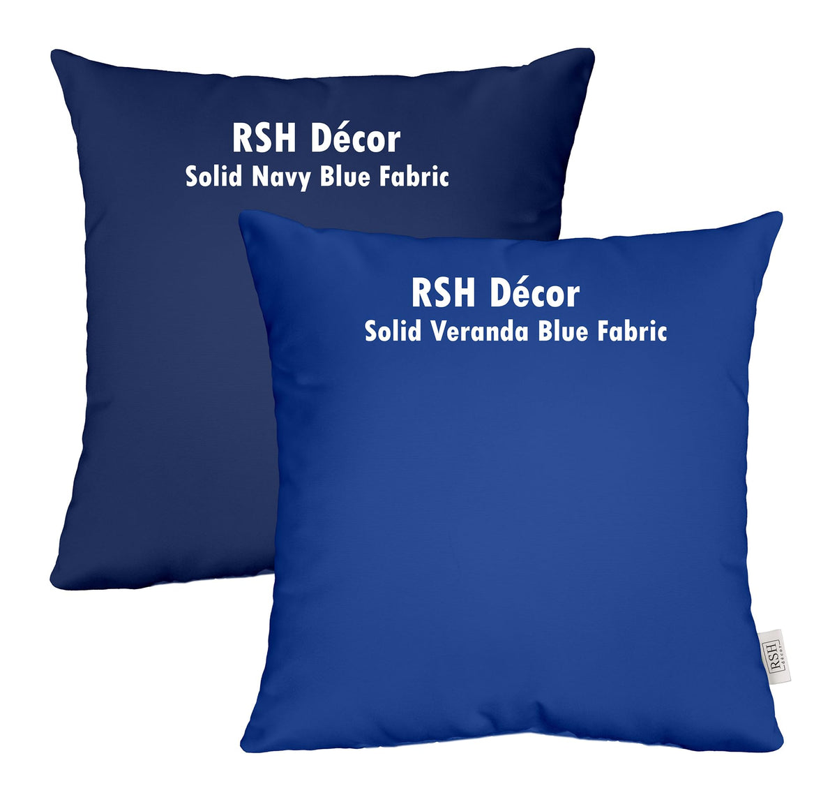 Lumbar Throw Pillows Set of 2 | 20" x 12" | All-Weather Spun Fabric | Water and Fade-Resistant | Outdoor Support