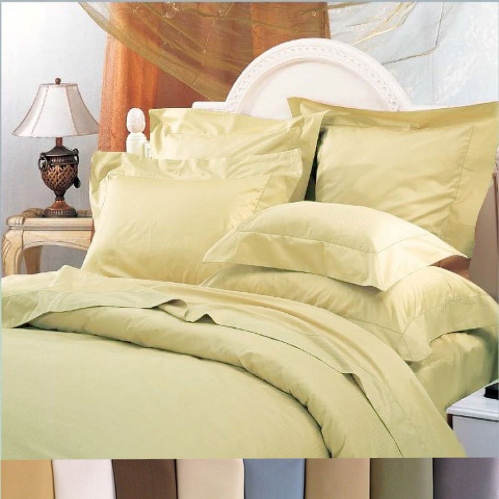Cotton-Blend Duvet Covers Wrinkle-Free Soft Cool and Breathable - 650 Thread-Count 2 Piece Duvet Cover Set