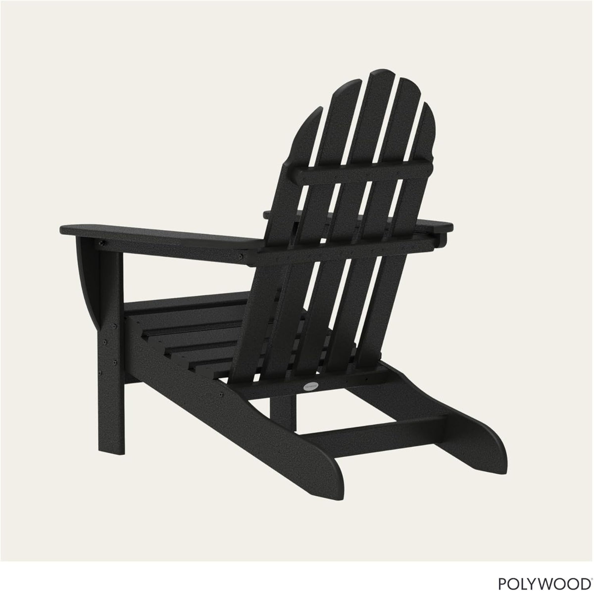 AD4030BL Classic Outdoor Adirondack Chair, Black